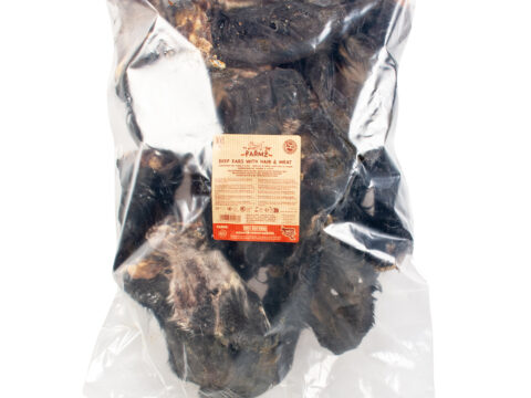 Rinderohren mit Haaren